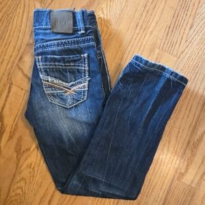 BKE Kids Dark Blue Bootcut Jeans